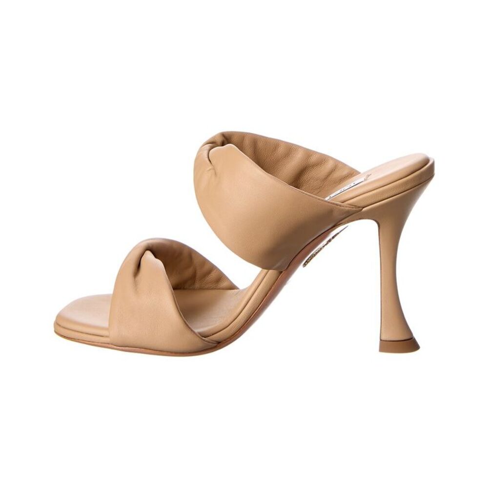 Aquazzura Twist 95 Leather Sandal - Picture 2 of 5